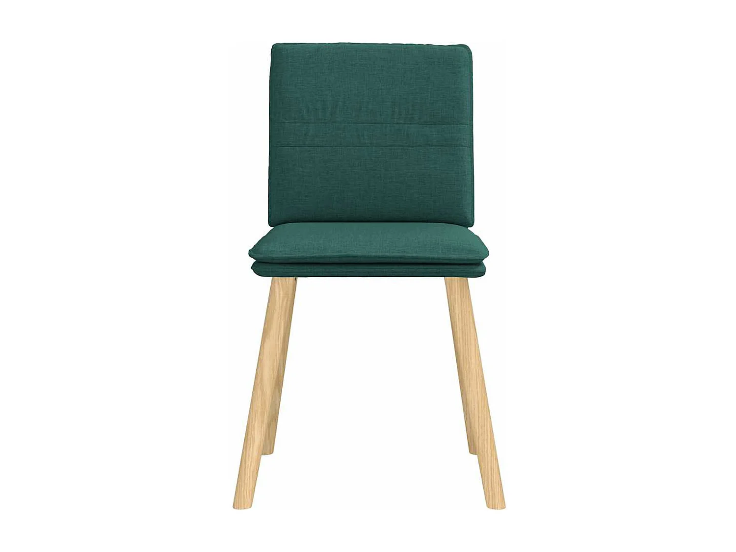 Eetkamerstoelen 2 st stof donkergroen