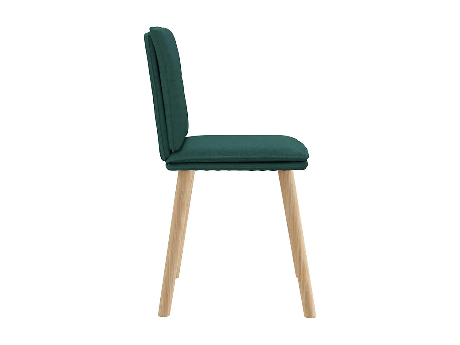 Eetkamerstoelen 2 st stof donkergroen