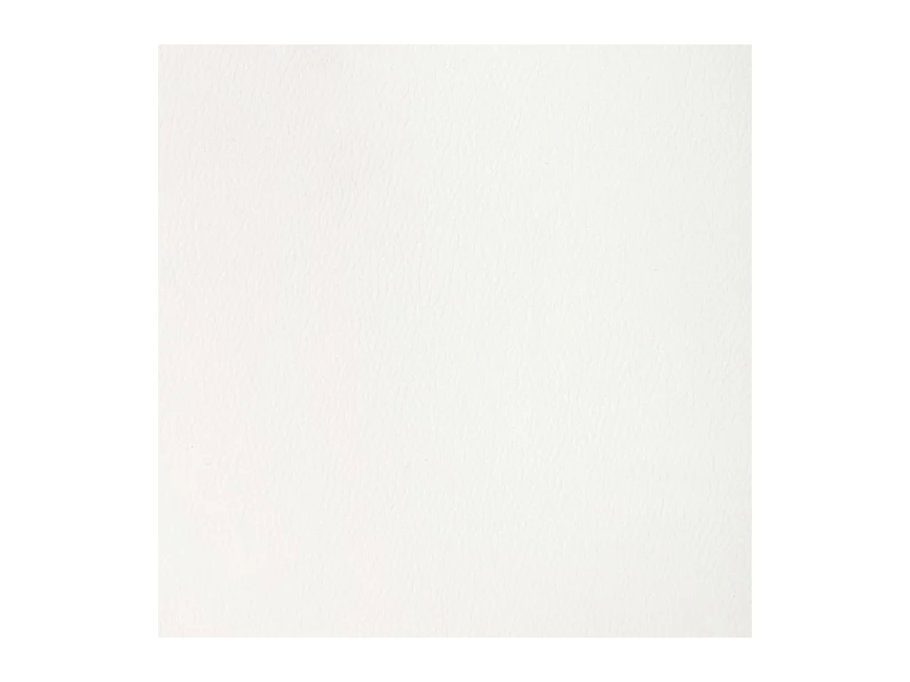 Chaises pivotantes à manger lot de 2 blanc similicuir