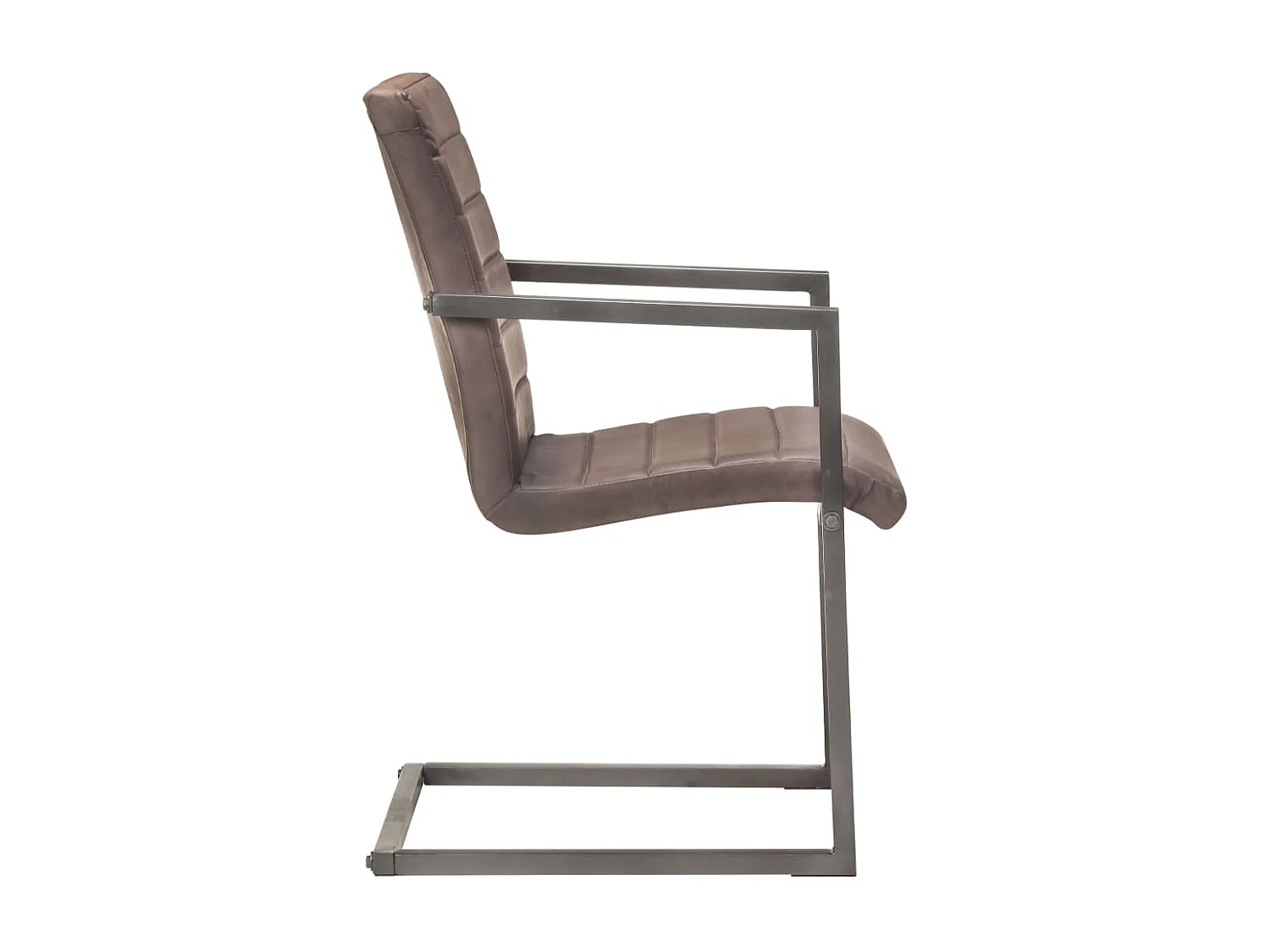 Eetkamerstoelen 6 st echt leer bruin