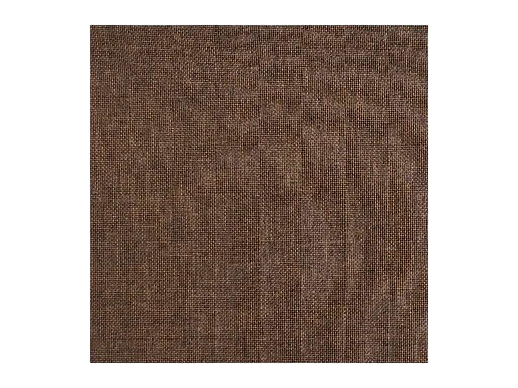 Chaises pivotantes à manger lot de 2 marron tissu