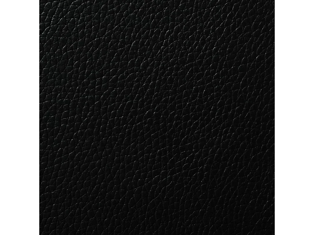 Chaises à manger lot de 2 noir similicuir