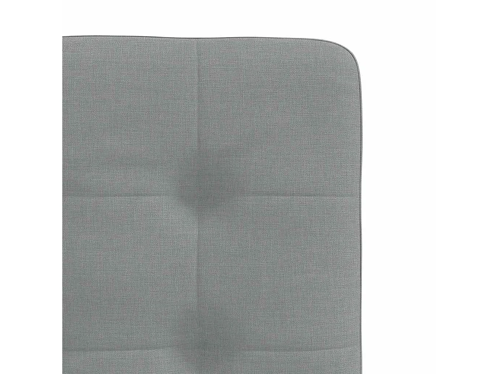 Chaises à manger lot de 2 gris clair tissu