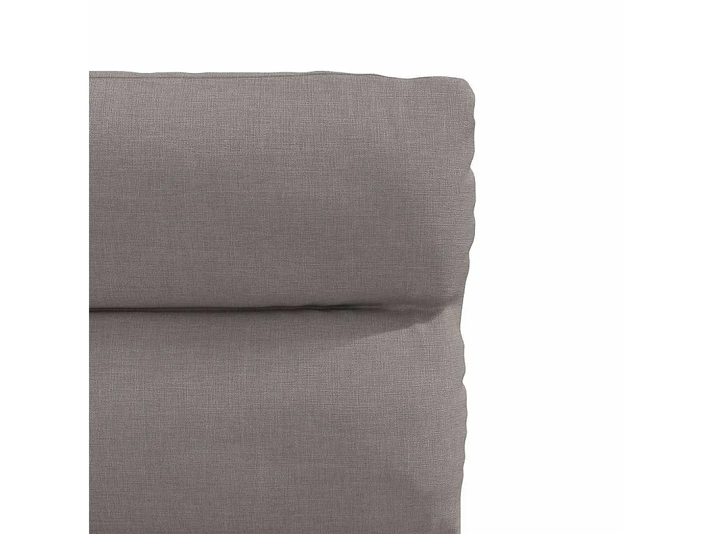 Chaises à manger lot de 2 taupe tissu