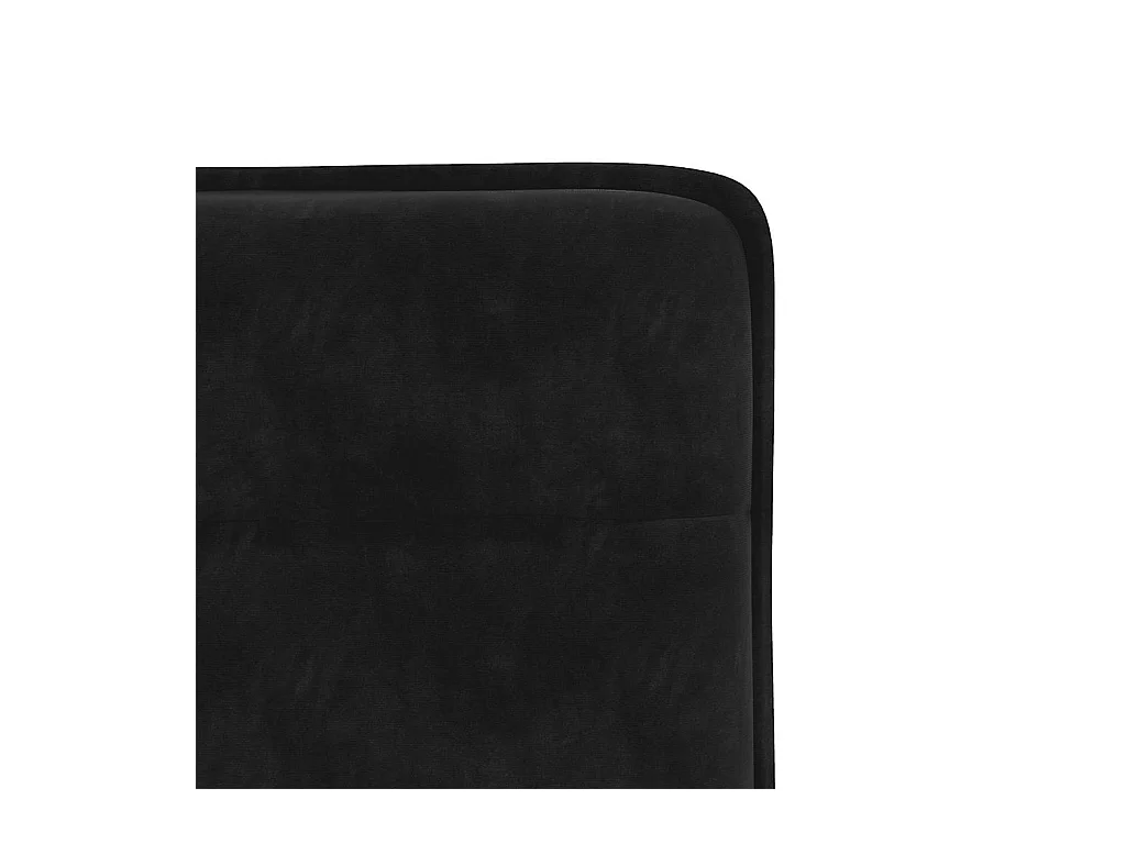 Chaises à manger lot de 4 Noir Velours