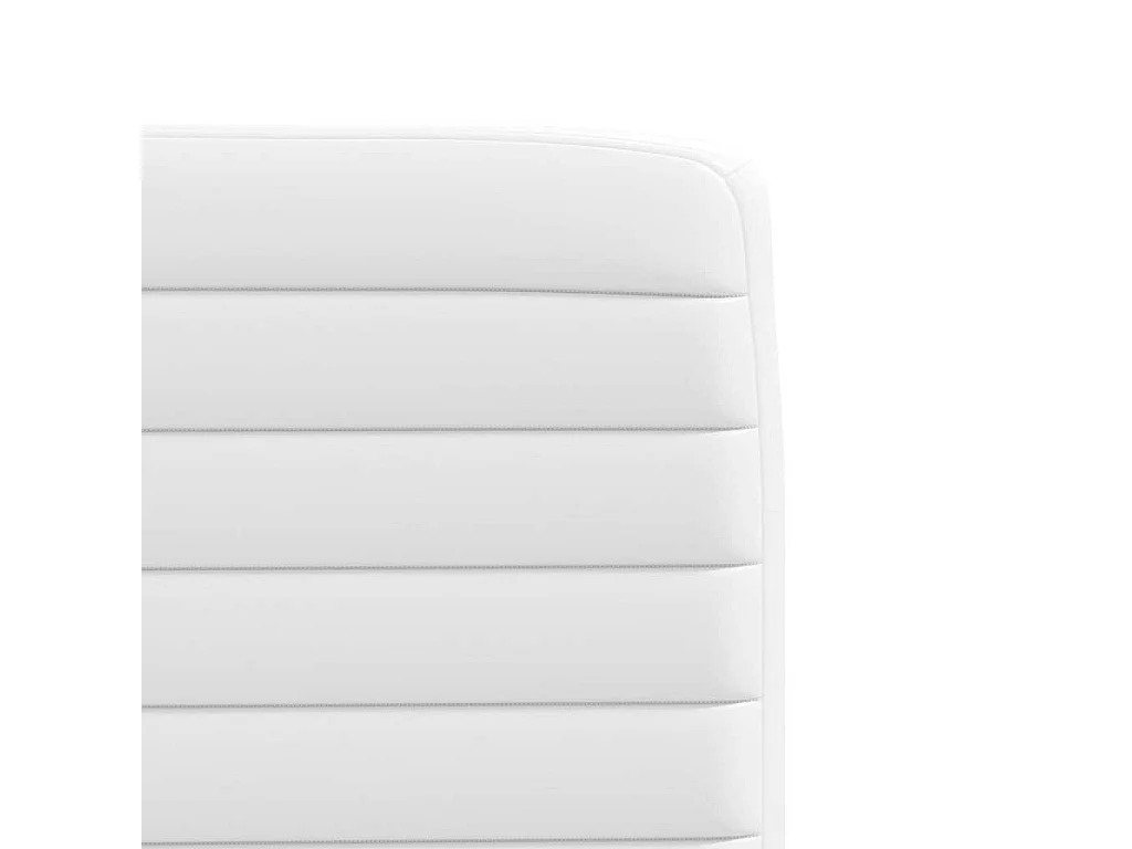 Eetkamerstoelen 4 stukkenkunstleer wit