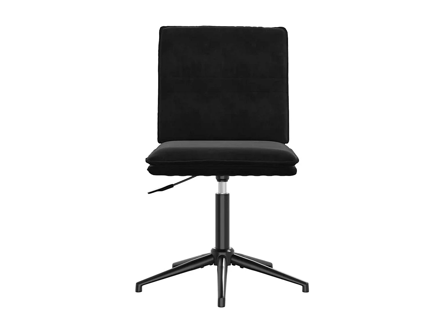 Chaises à manger lot de 2 Noir Velours