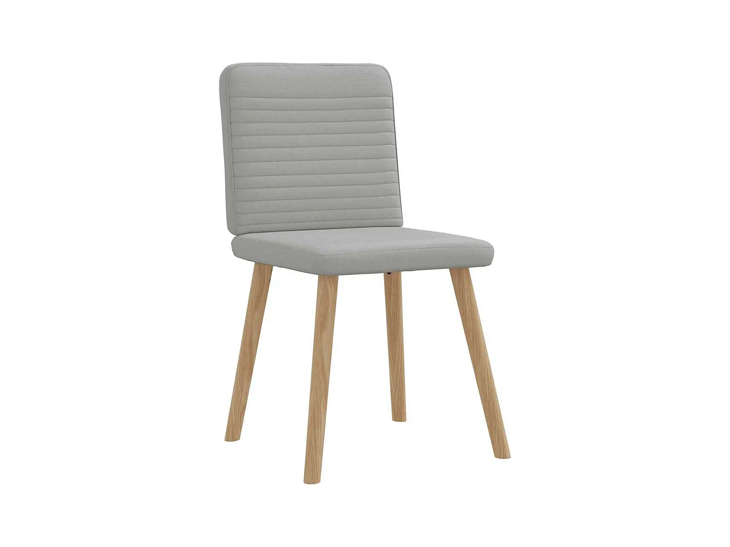 Eetkamerstoelen 2 st stof wolk grijs