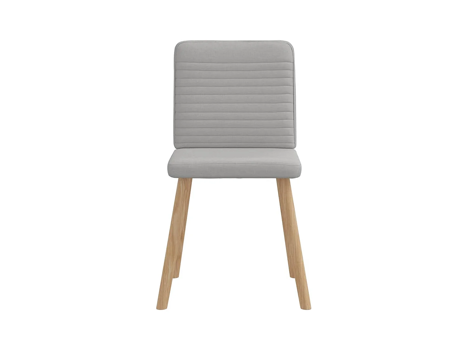 Eetkamerstoelen 2 st stof wolk grijs