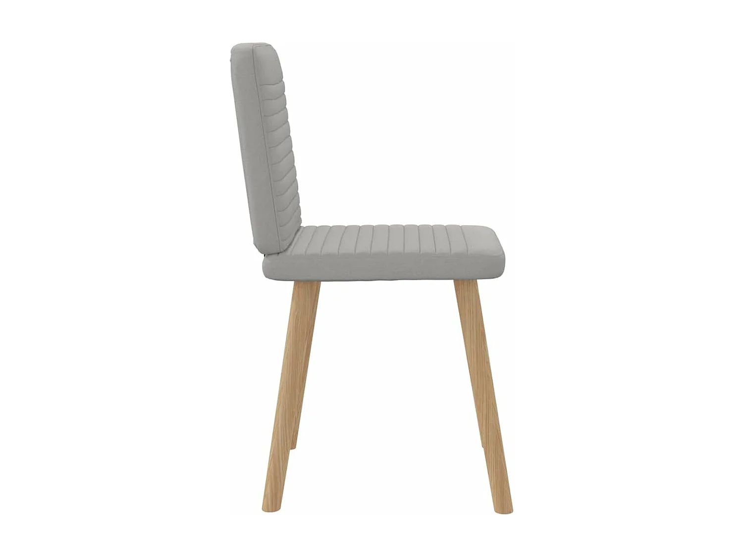 Chaises à manger lot de 2 gris nuage tissu