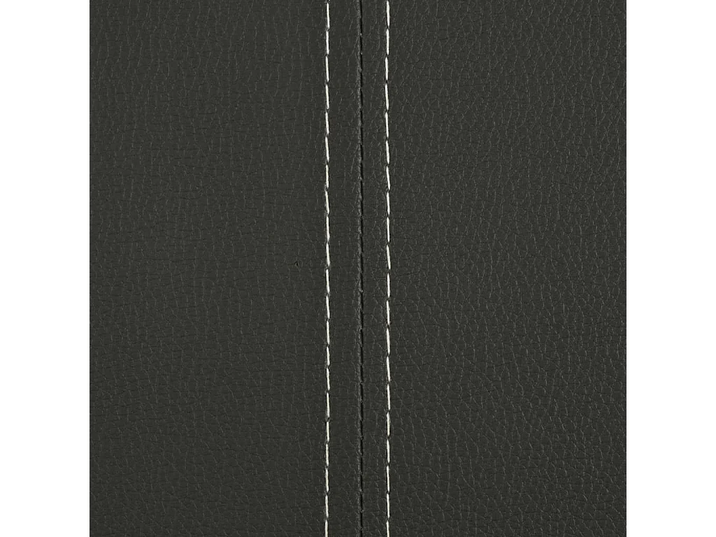 Chaises à manger cantilever lot de 2 gris similicuir