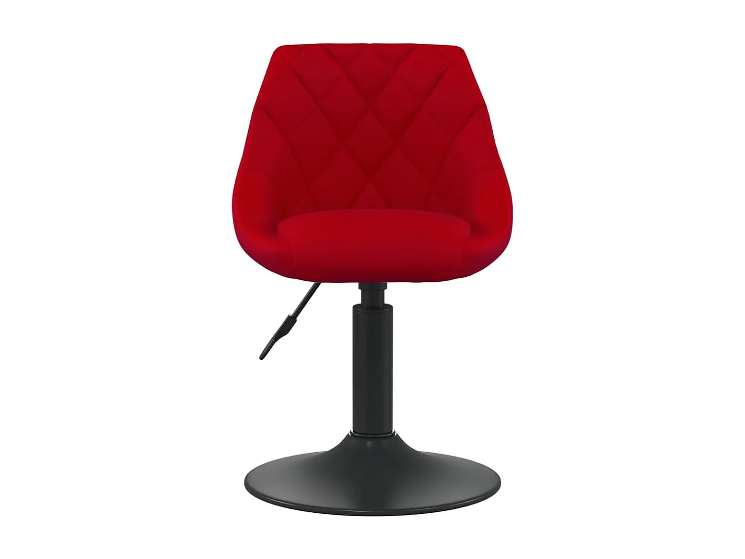 Chaises pivotantes à manger lot de 2 bordeaux velours