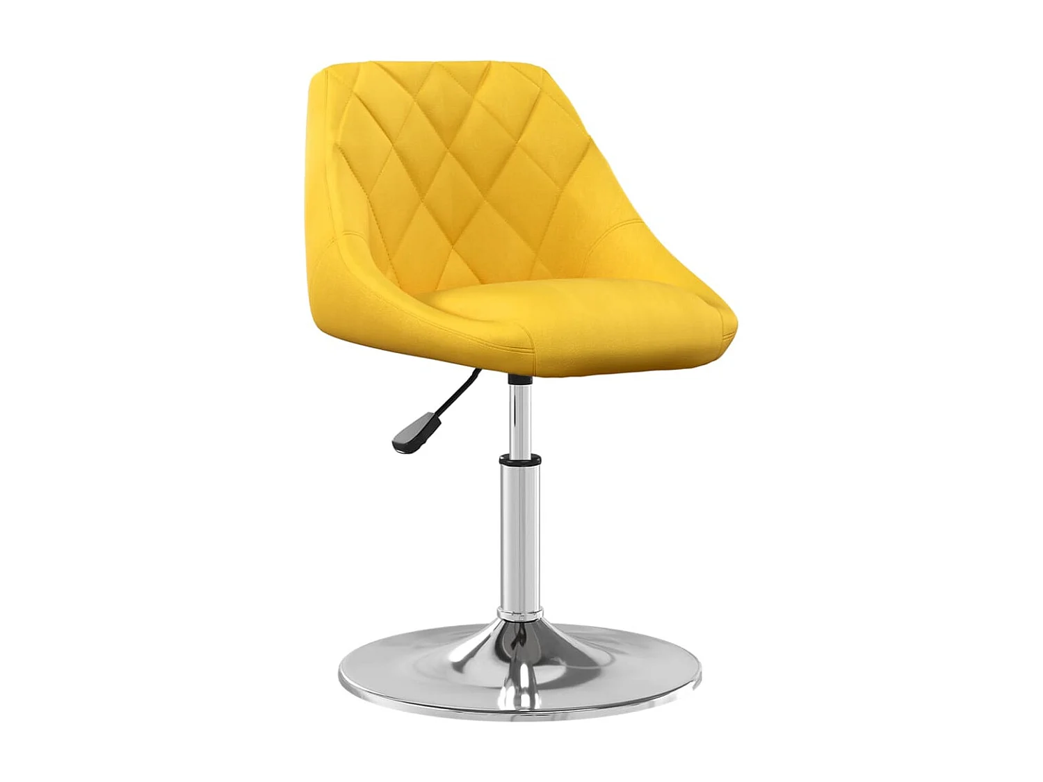 Sillas de comedor giratorias 6 unidades terciopelo amarillo mostaza