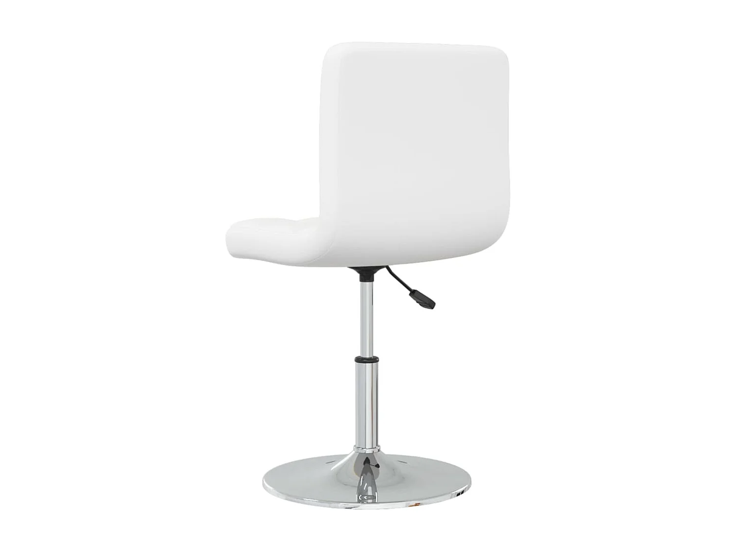 Sillas de comedor 2 unidades cuero sintético blanco