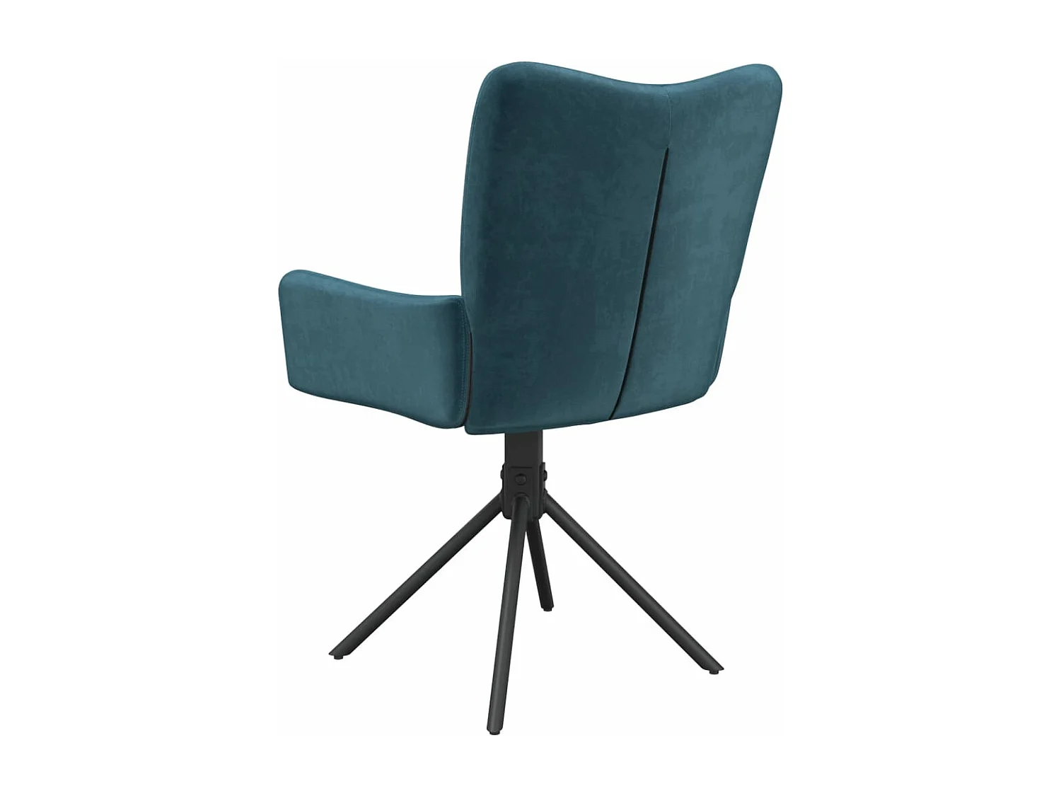 Sillas de comedor giratorias 2 unidades terciopelo azul