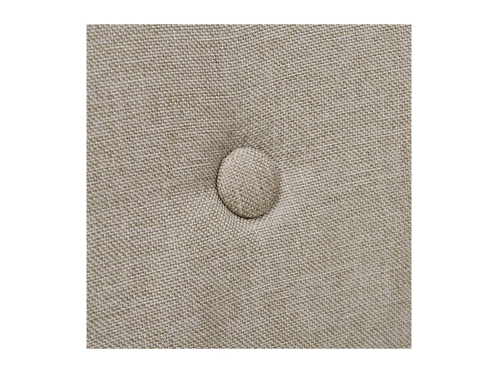 Chaises à manger lot de 6 beige tissu et chêne massif