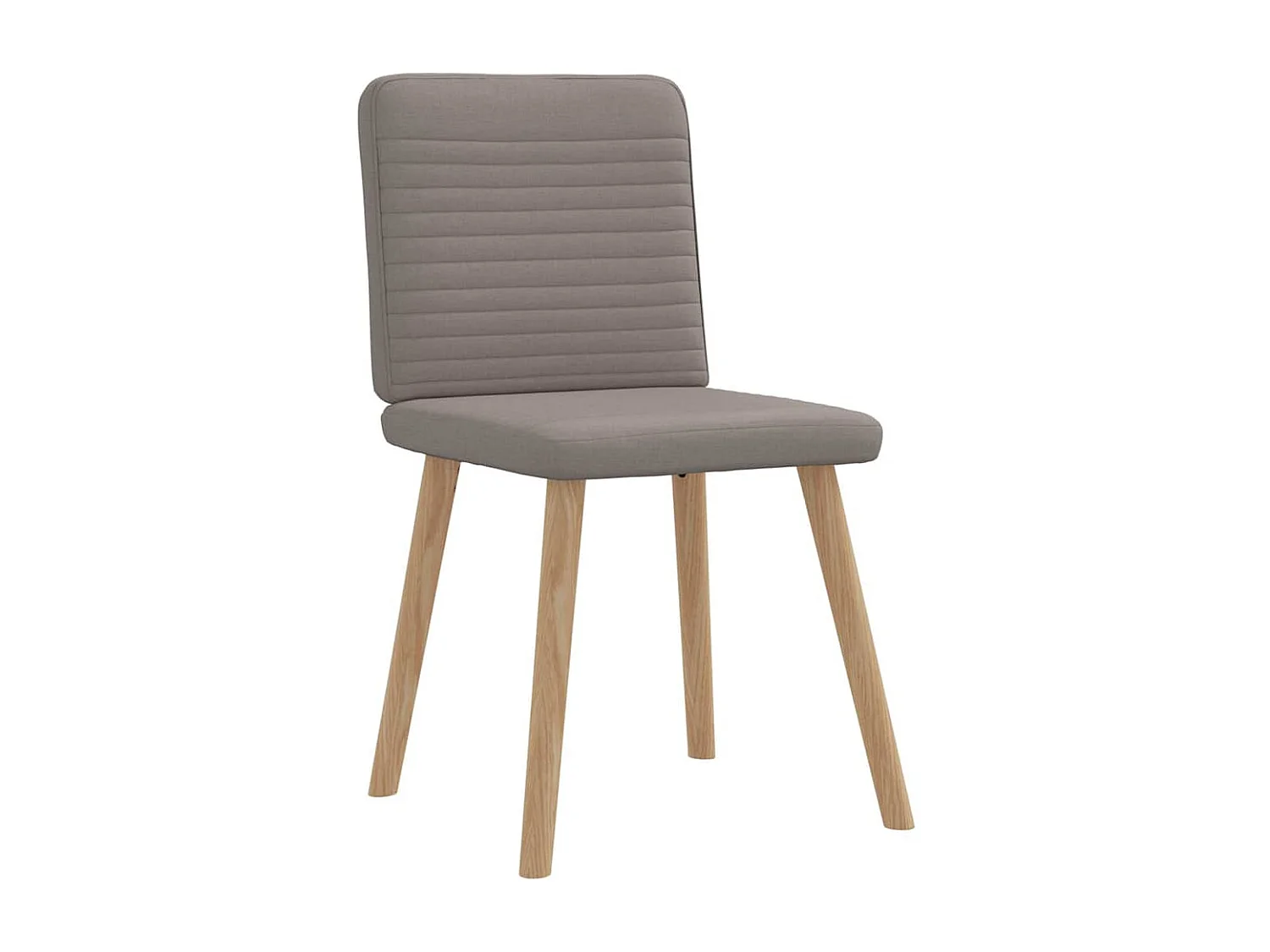 Eetkamerstoelen draaibaar 2 st stof taupe