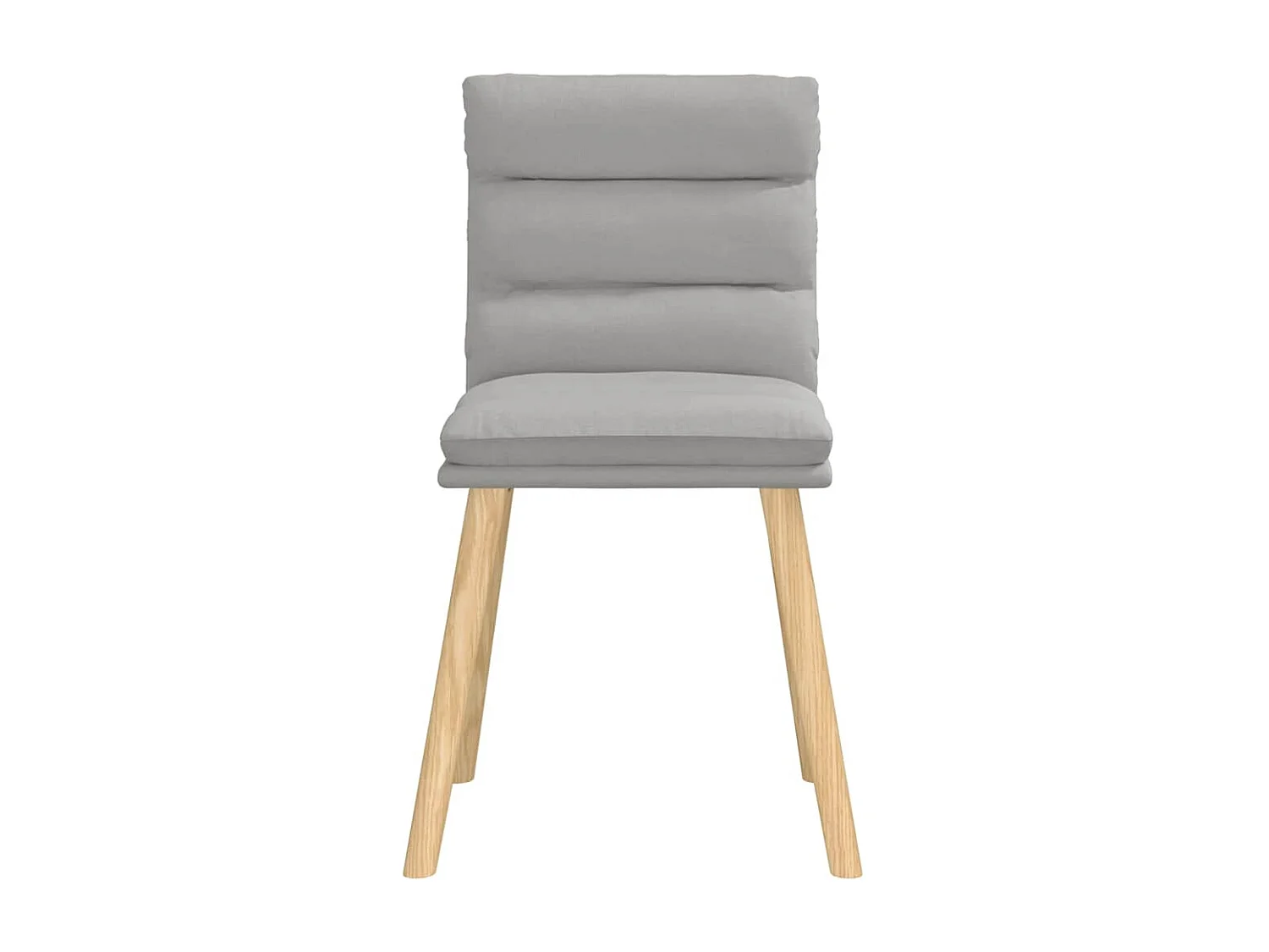 Eetkamerstoelen 2 st stof wolk grijs