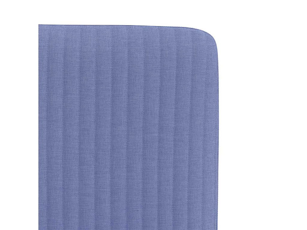 Chaises à manger lot de 2 bleu jean tissu