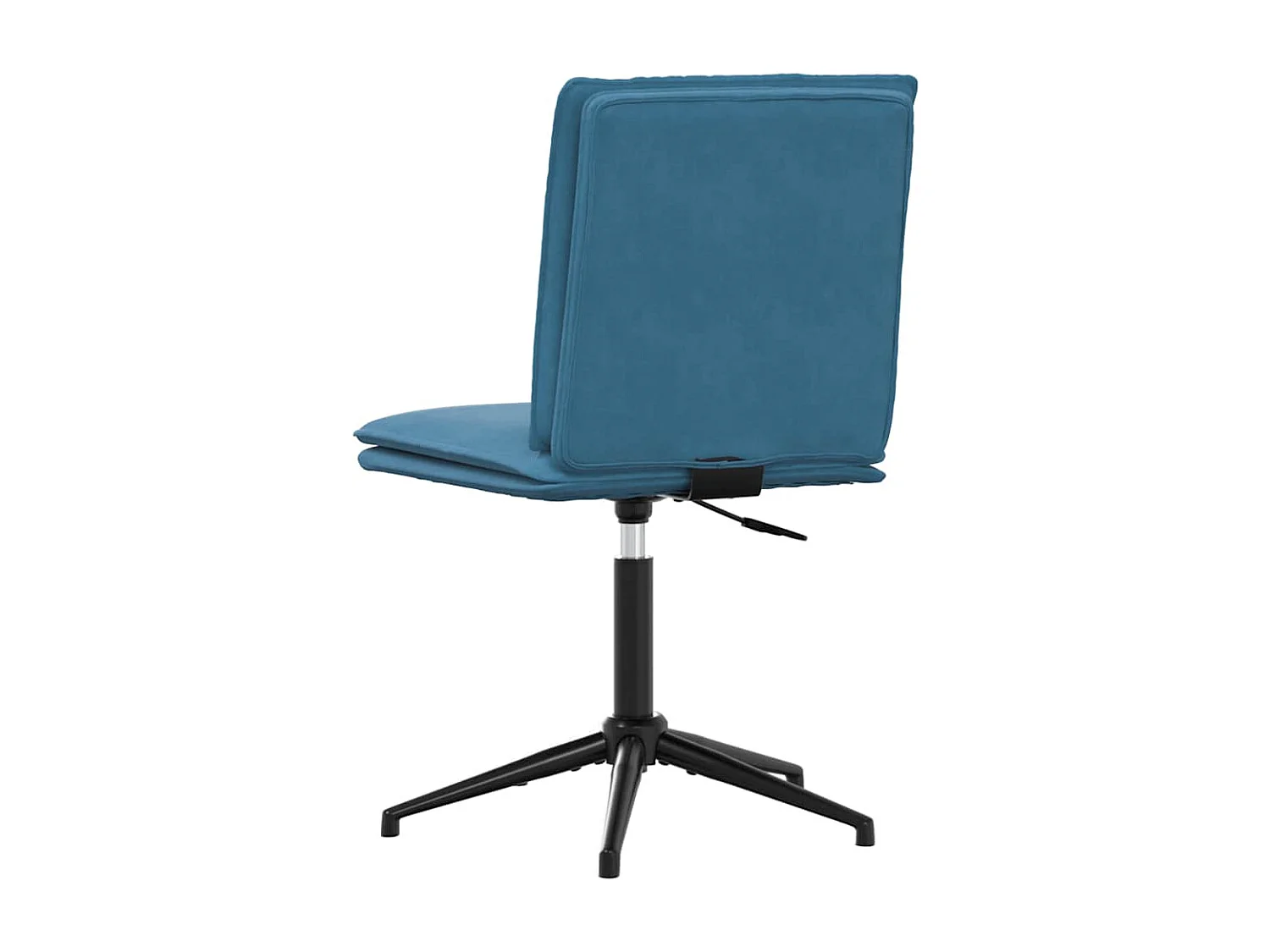 Cadeiras de jantar 4 peças veludo azul