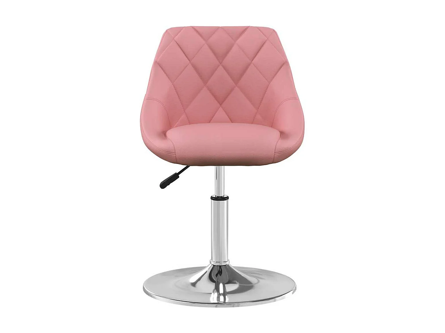 Eetkamerstoelen draaibaar 2 st fluweel roze