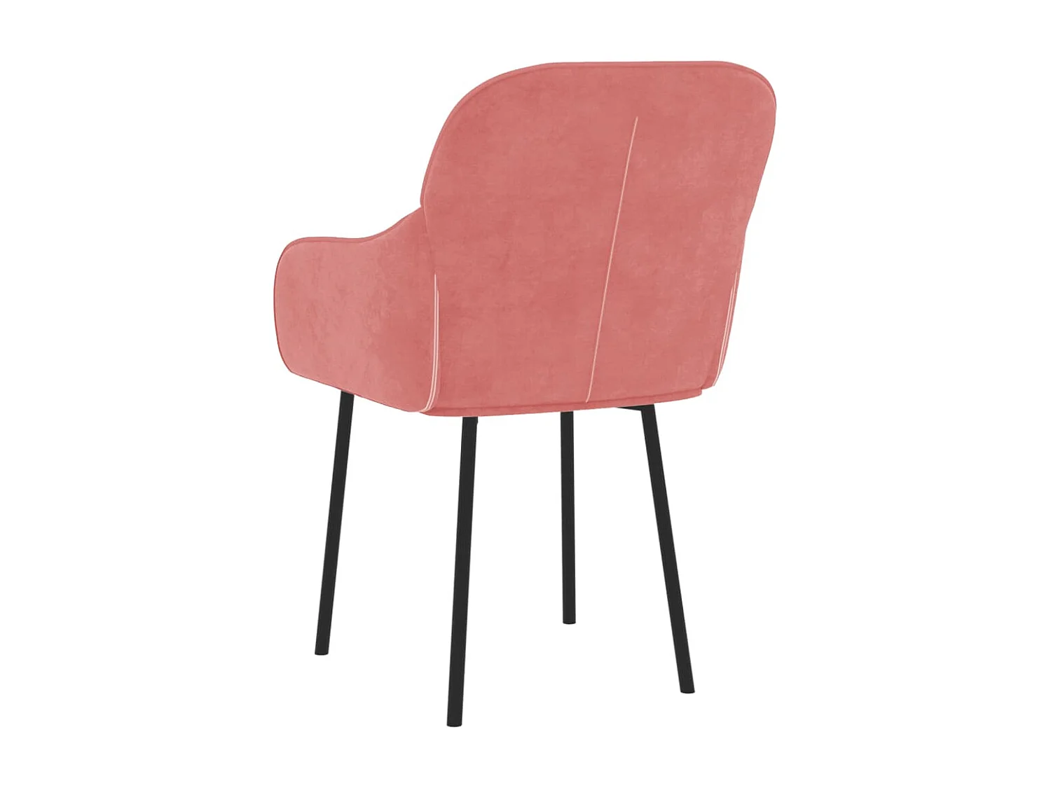 Chaises à manger lot de 2 Rose Velours