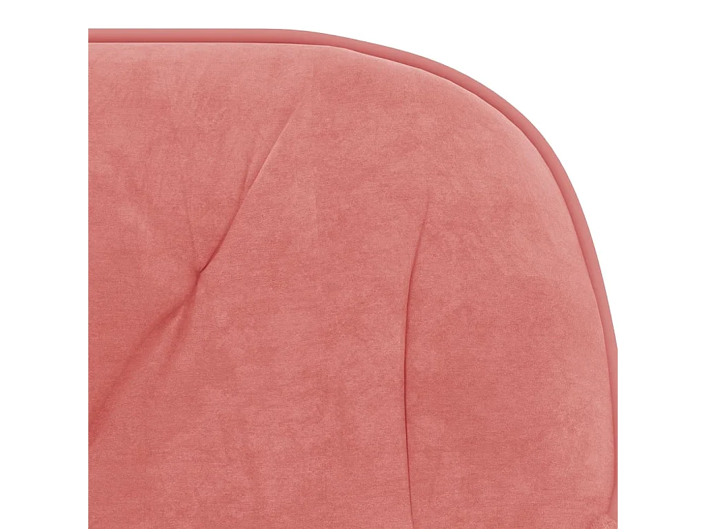 Chaises à manger lot de 2 Rose Velours