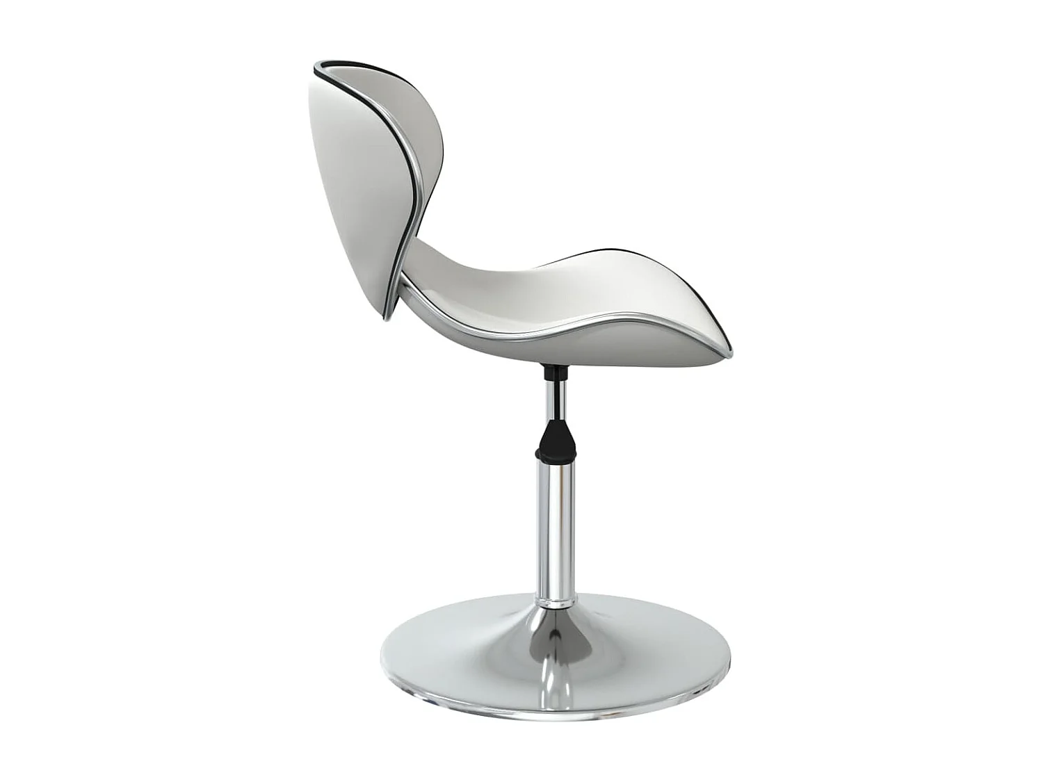 Eetkamerstoelen 4 stukkenkunstleer wit