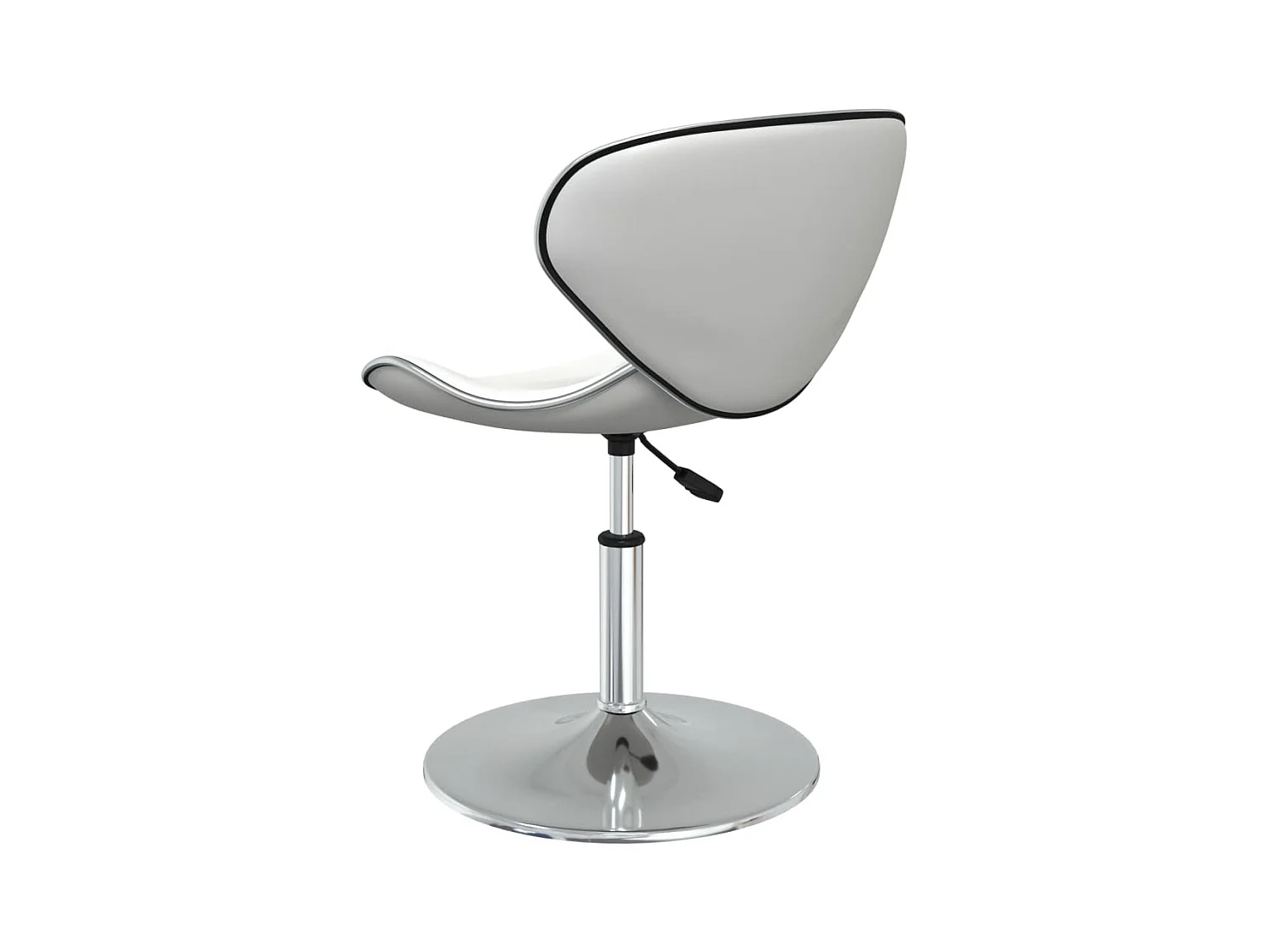 Chaises à manger lot de 4 blanc similicuir