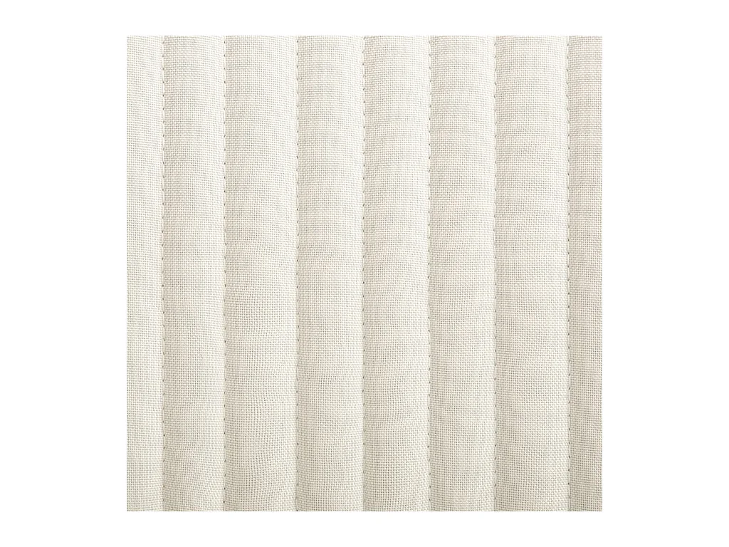 Chaises à manger lot de 4 crème tissu