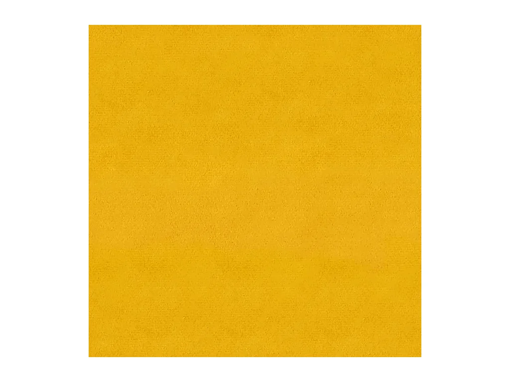 Chaises à manger lot de 2 Jaune Velours