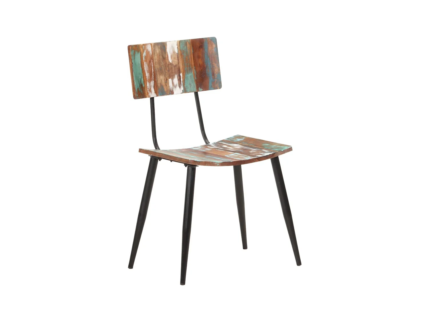 Cadeiras de jantar 6 peças madeira recuperada maciça