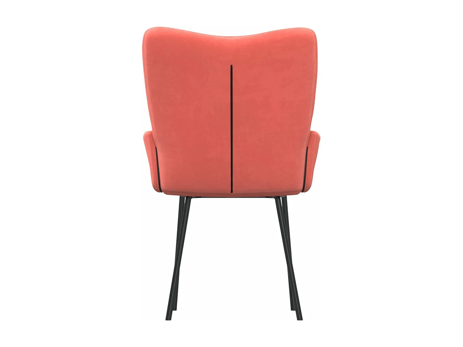 Chaises à manger lot de 2 Rose Velours