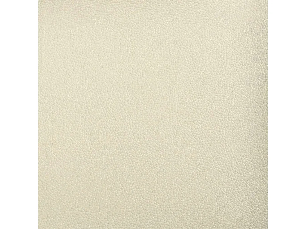 Cadeiras de jantar 2 peças couro artificial cor creme