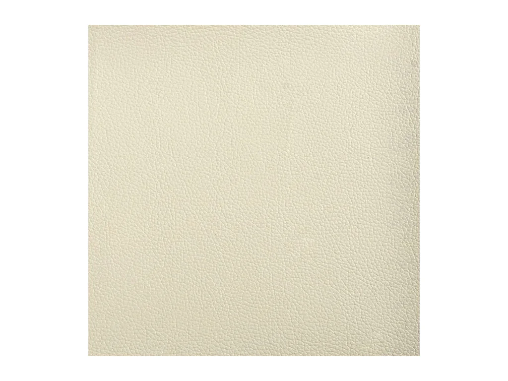 Sillas de comedor 2 unidades cuero sintético crema