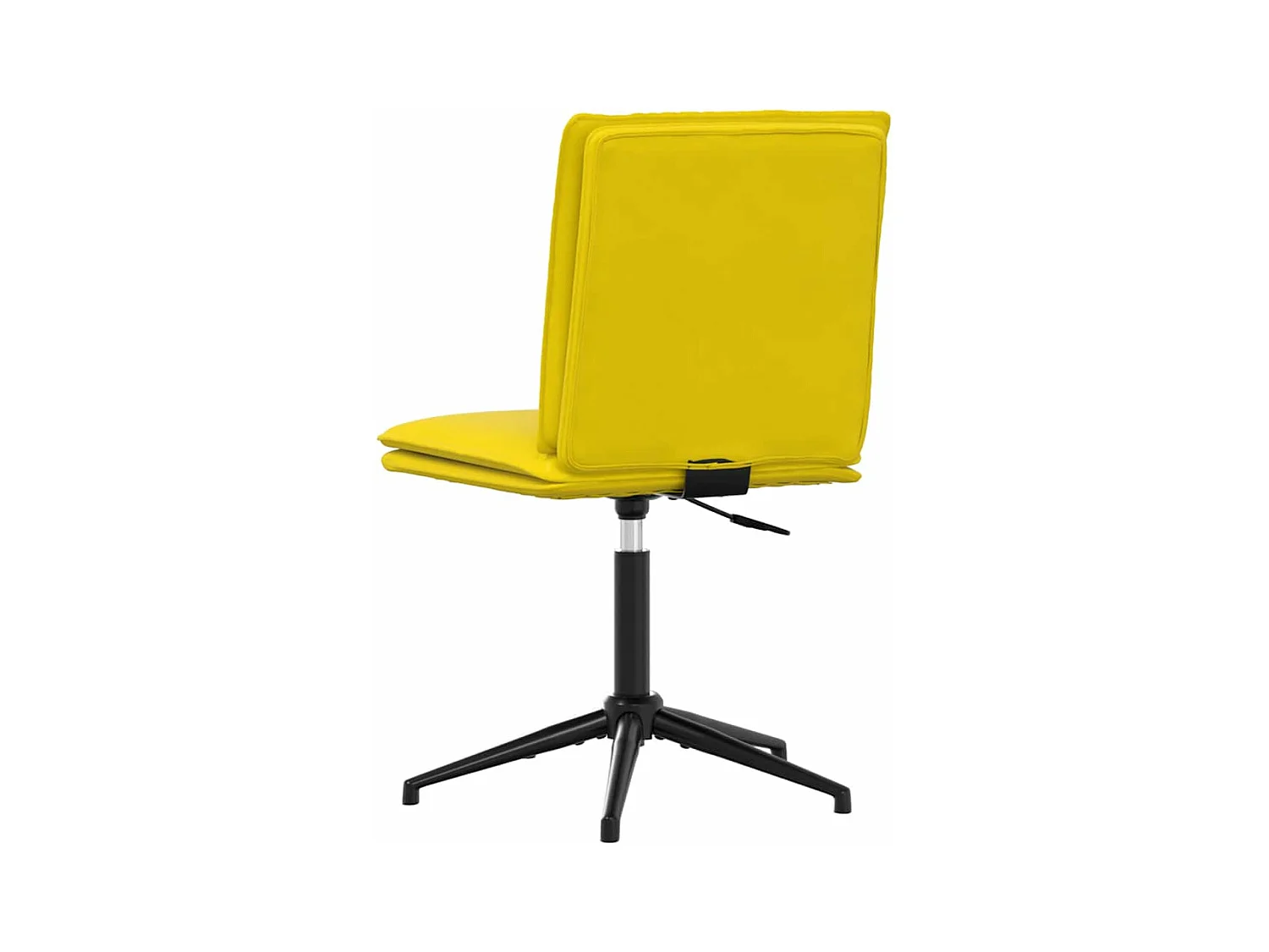Cadeiras de jantar 2 peças veludo amarelo