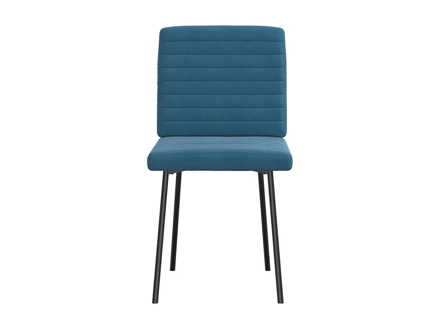 Sillas de comedor 2 unidades terciopelo azul