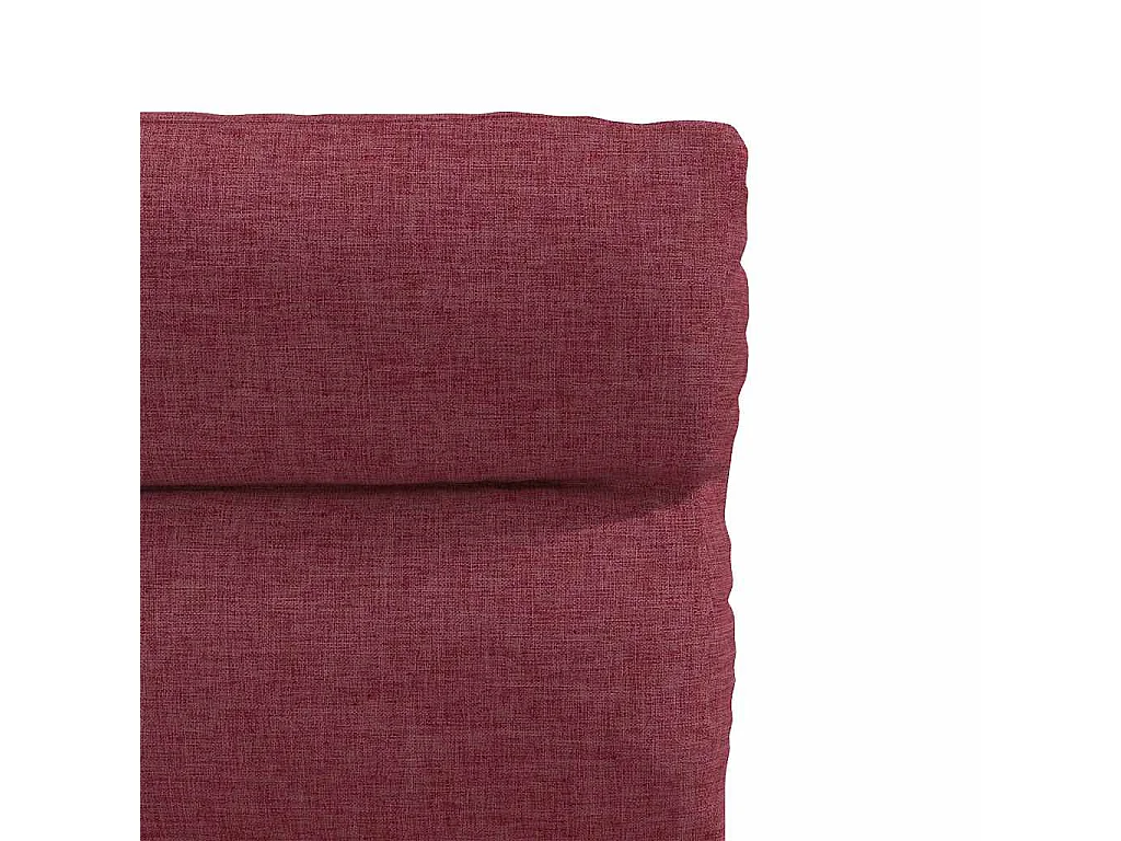 Sillas de comedor 2 unidades tela rojo tinto