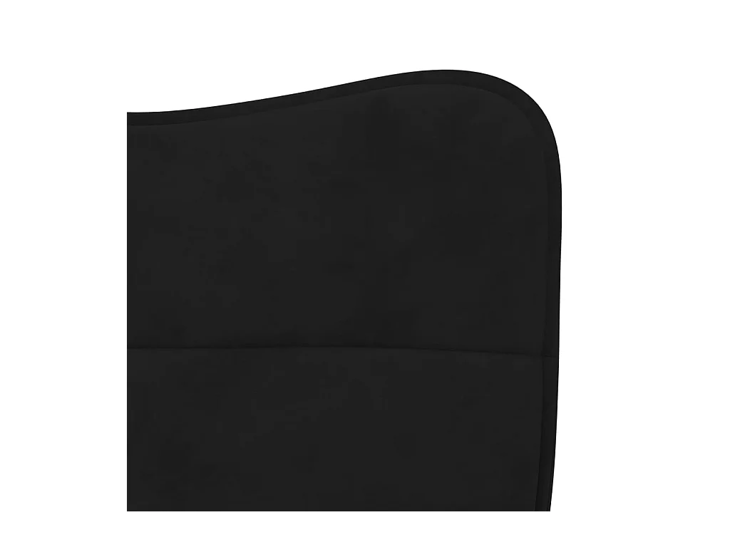 Cadeiras de jantar 2 peças veludo preto