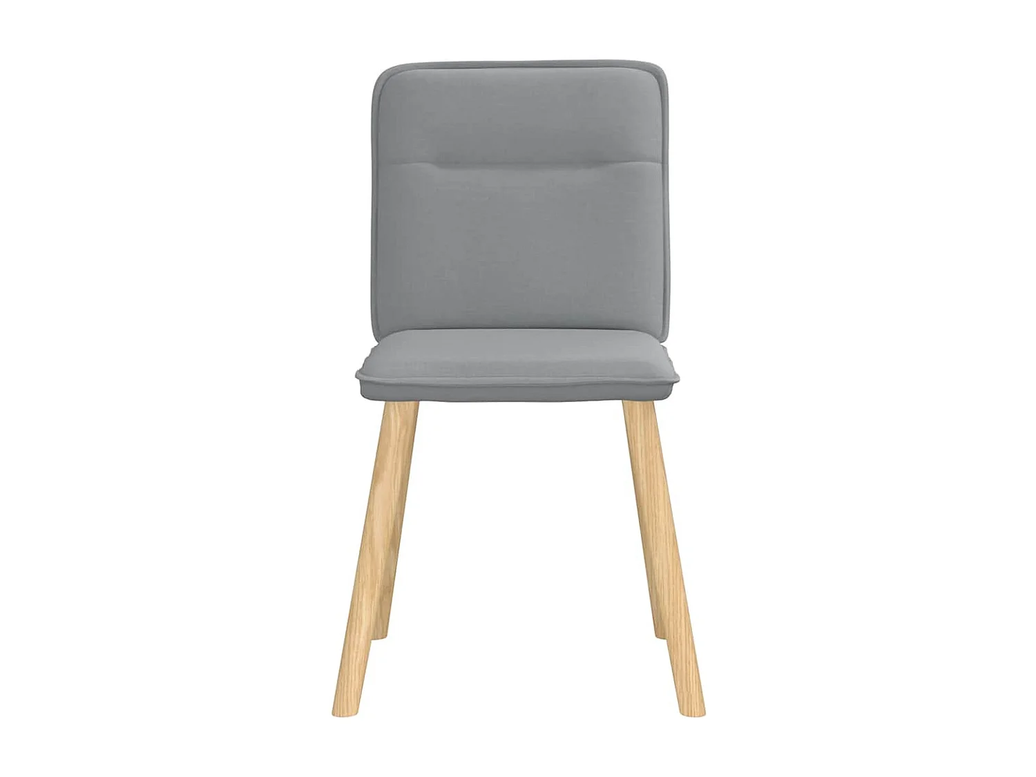 Sillas de comedor giratorias 2 unidades tela gris claro