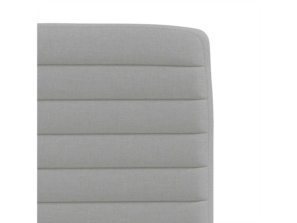 Chaises à manger lot de 2 gris nuage tissu