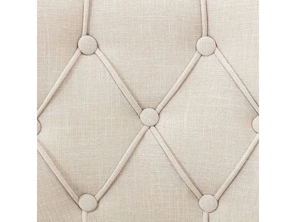 Chaises à manger lot de 2 beige tissu