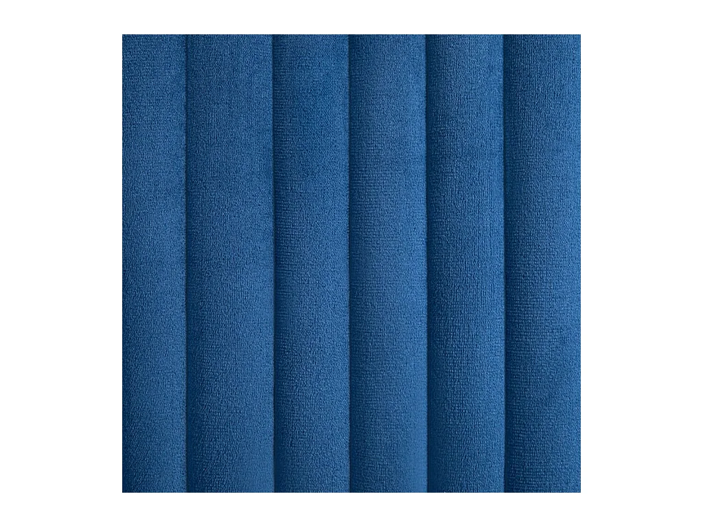Chaises à manger lot de 2 Bleu Velours