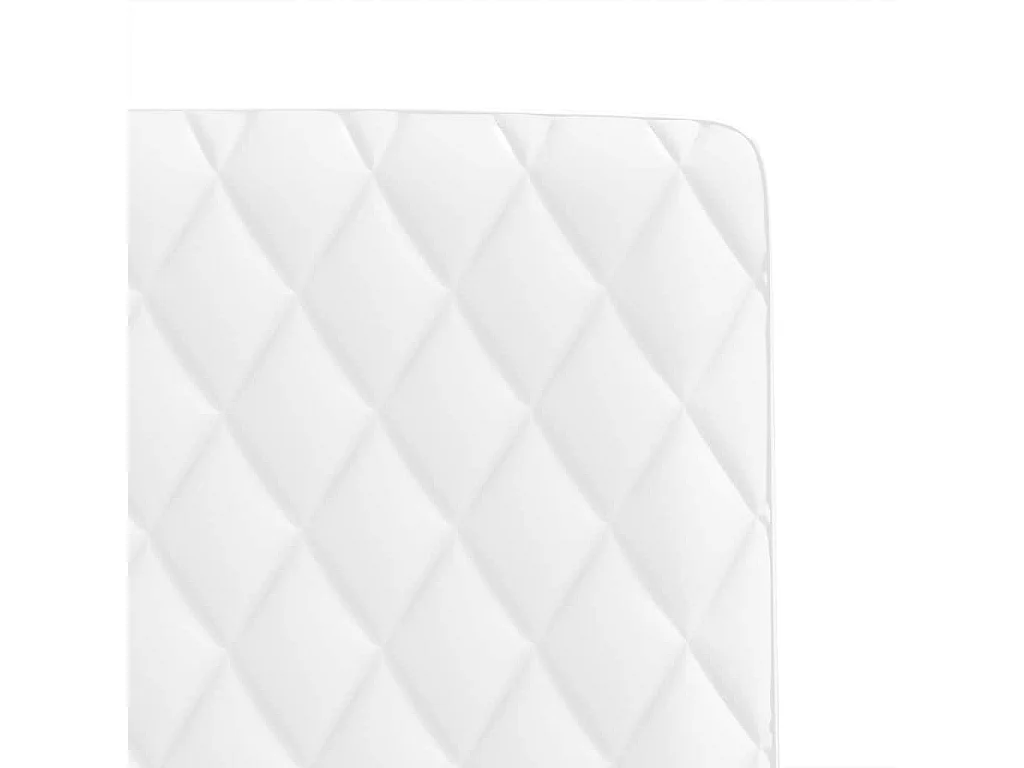 Sillas de comedor 2 unidades cuero sintético blanco