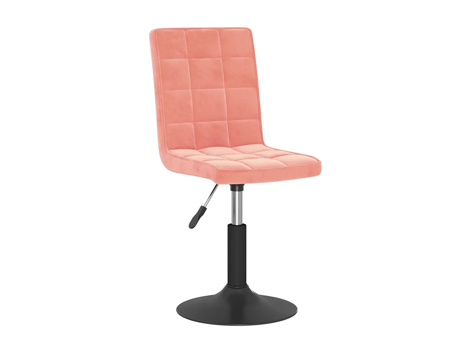 Chaises pivotantes à manger lot de 6 rose velours