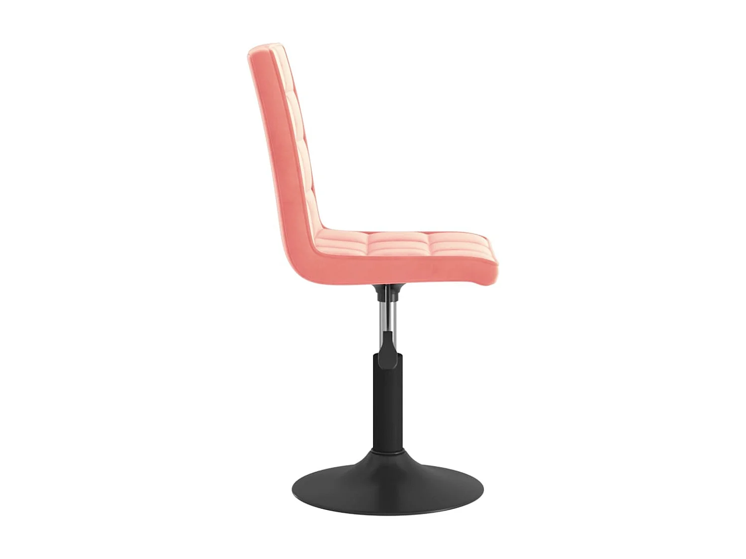 Chaises pivotantes à manger lot de 6 rose velours