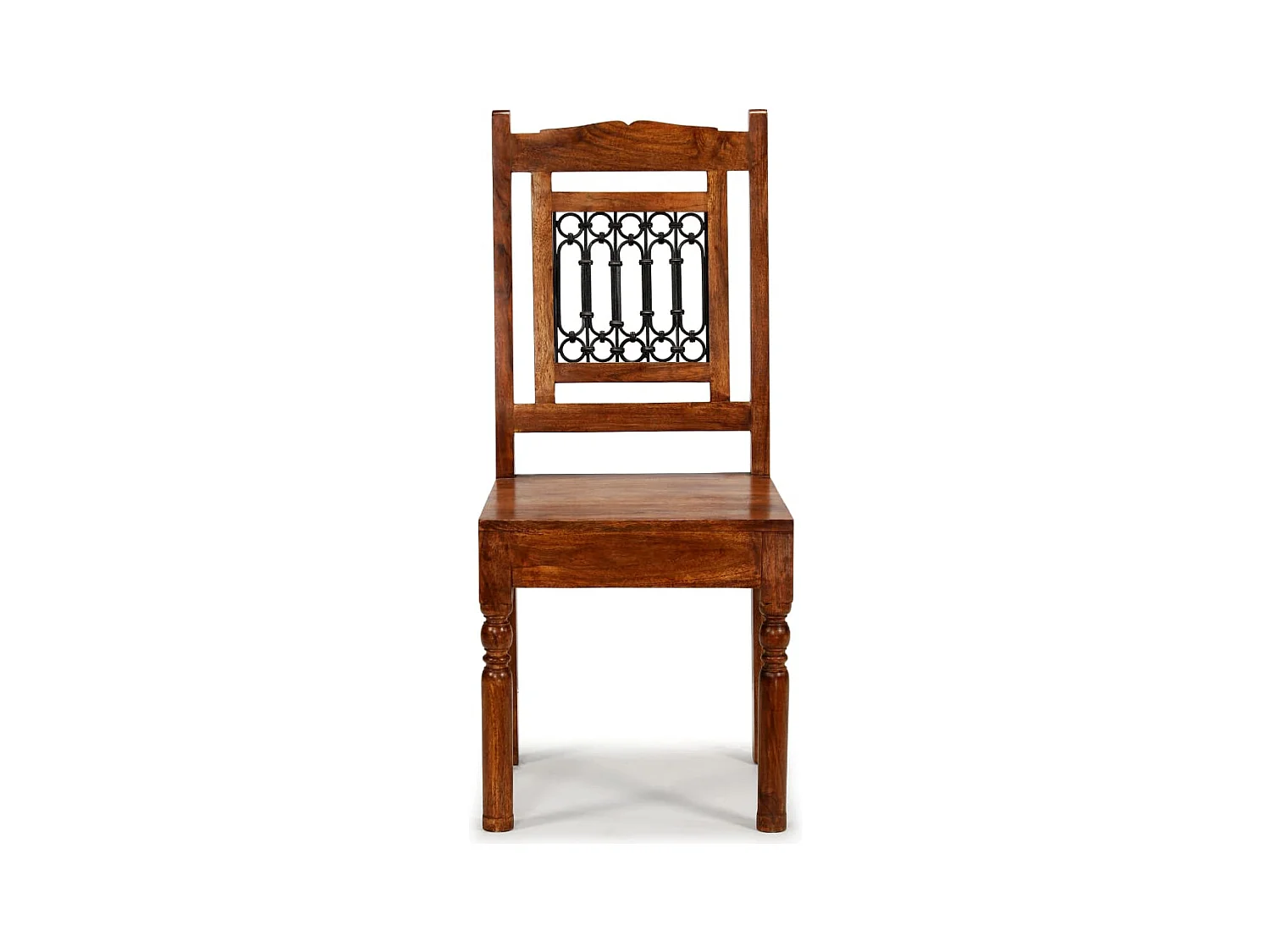 Chaises à manger lot de 4 bois massif avec finition