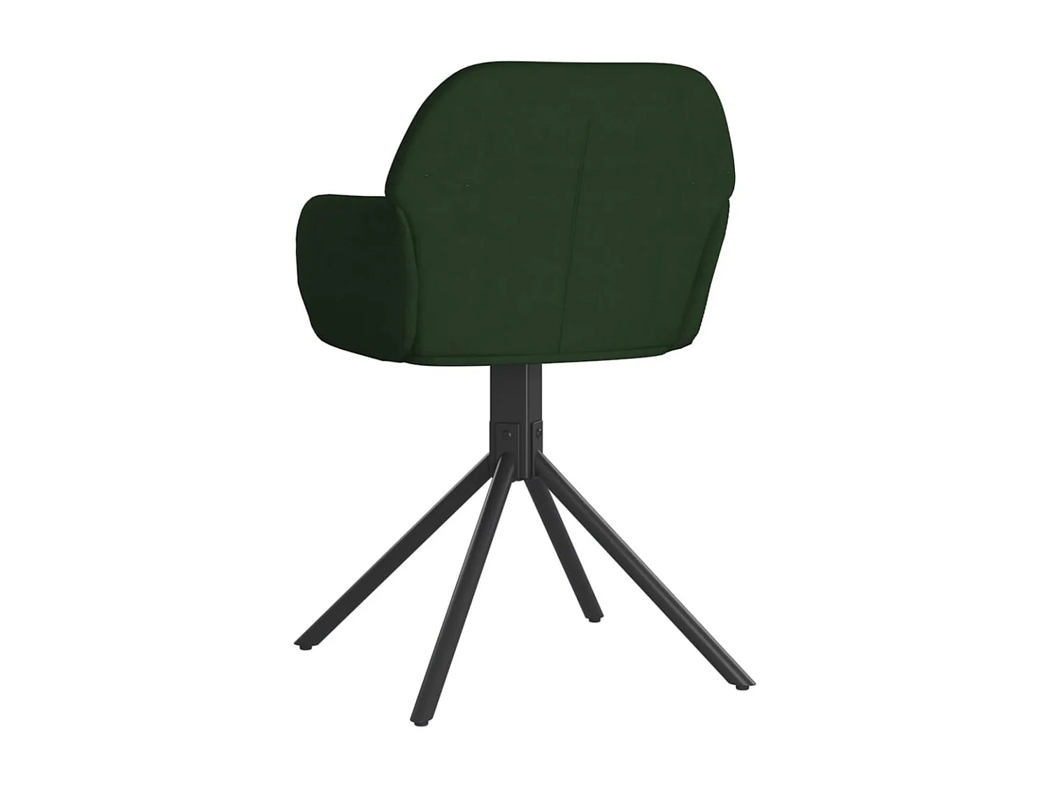 Sillas de comedor giratorias 2 unidades terciopelo verde oscuro