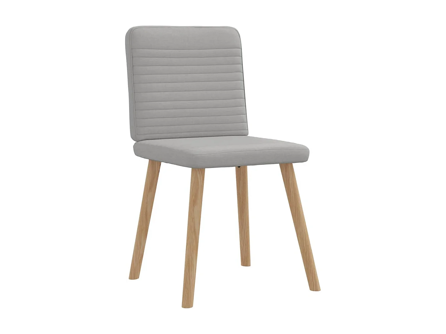 Eetkamerstoelen 4 stukkenstof wolk grijs