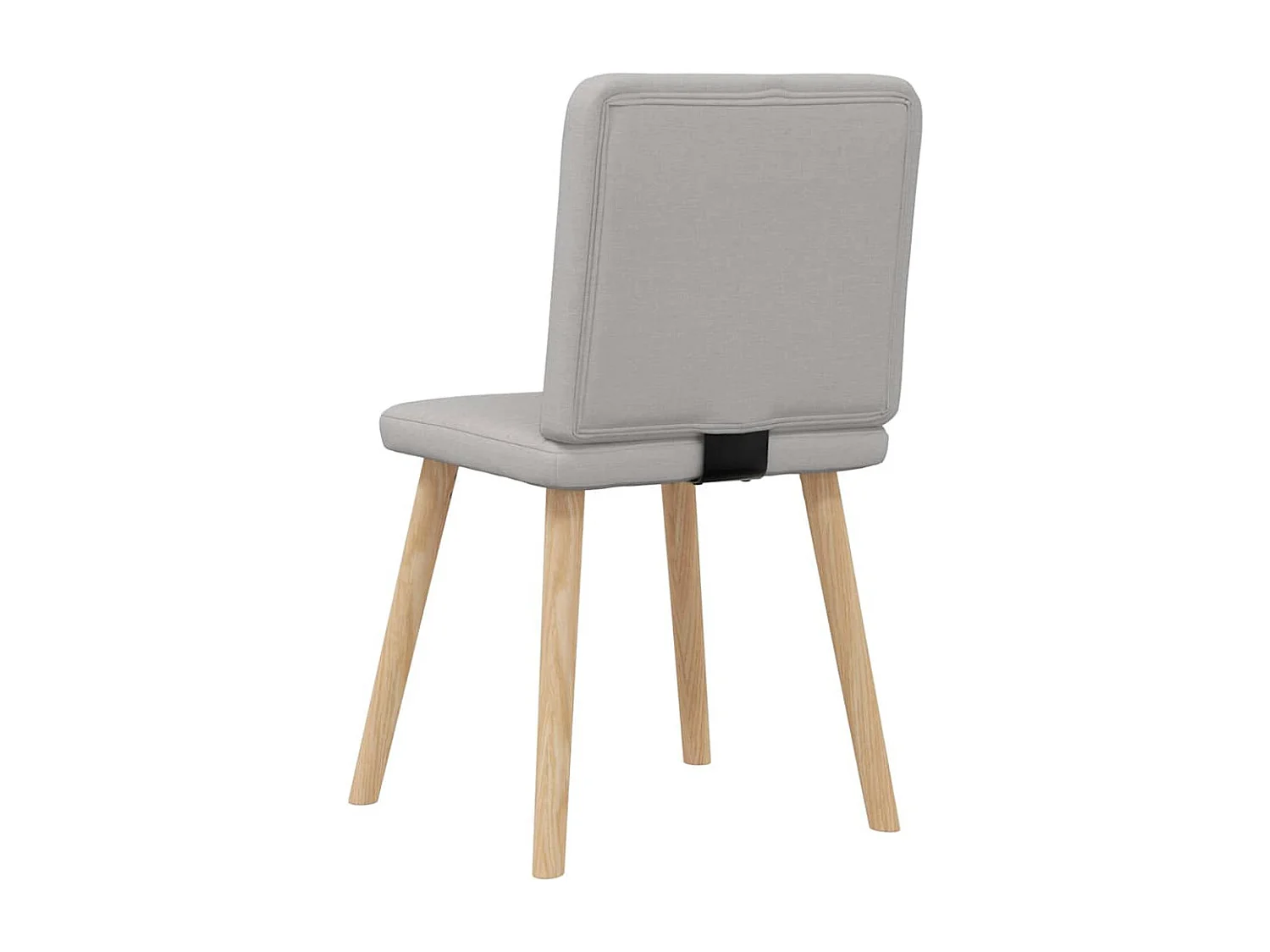 Eetkamerstoelen 4 stukkenstof wolk grijs